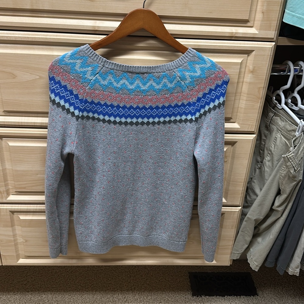 Multicolor Patterned Sweater - image 6